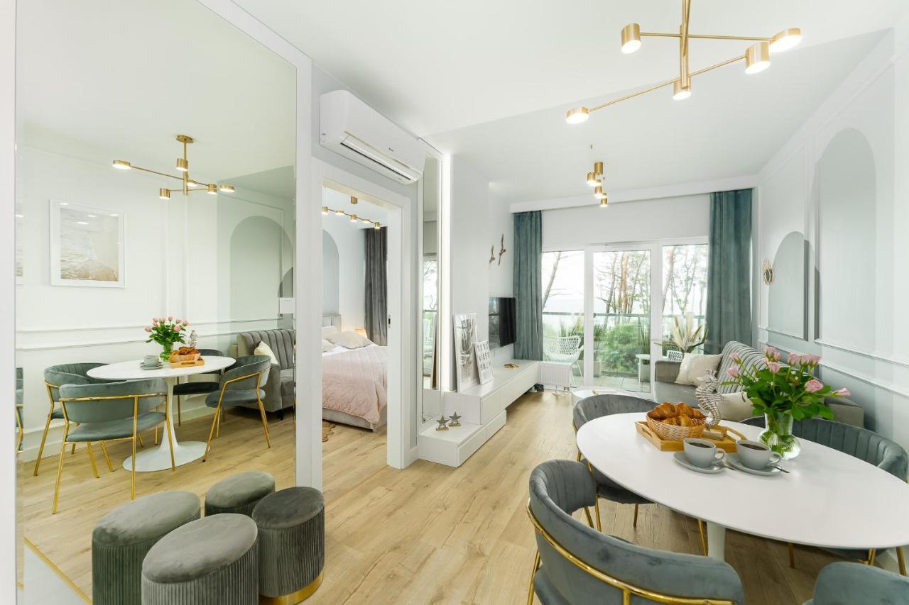 Apartament Baltic View 21 Z Widokiem Na Morze Ustronie Morskie Buitenkant foto
